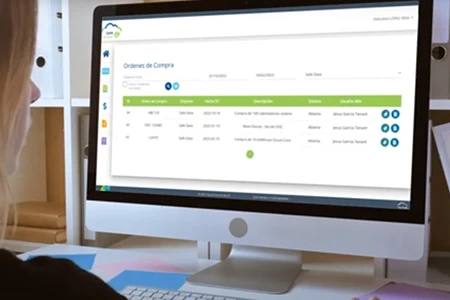 Sistema de gestion de proveedores Core Vendor